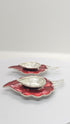 Pure Silver Leaf Pattern Maroon 30g